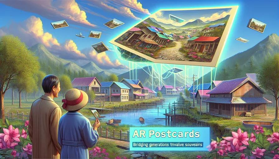 AR Postcards: Bridging Generations Through Innovative Souvenirs